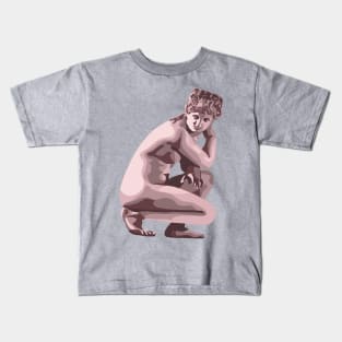 Crouching Venus Kids T-Shirt